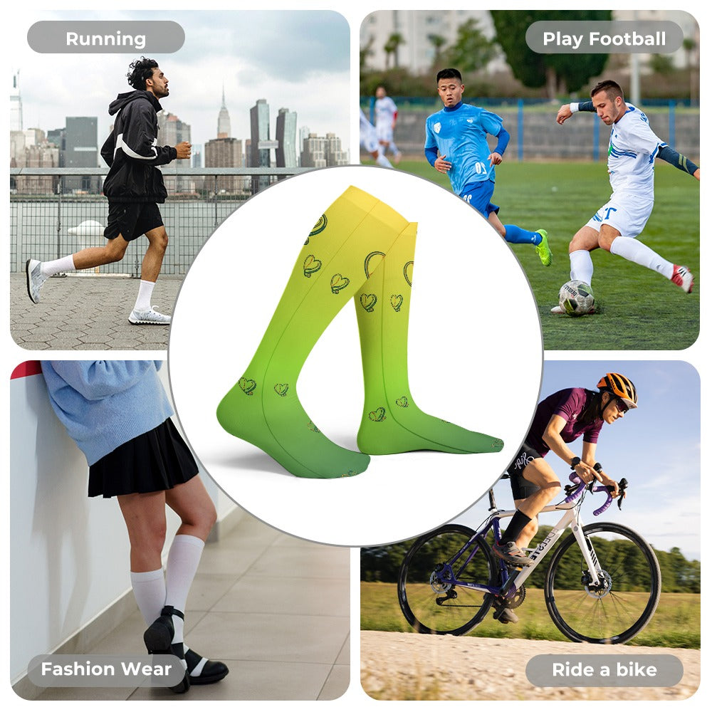 Oakland Inspired Compression Socks