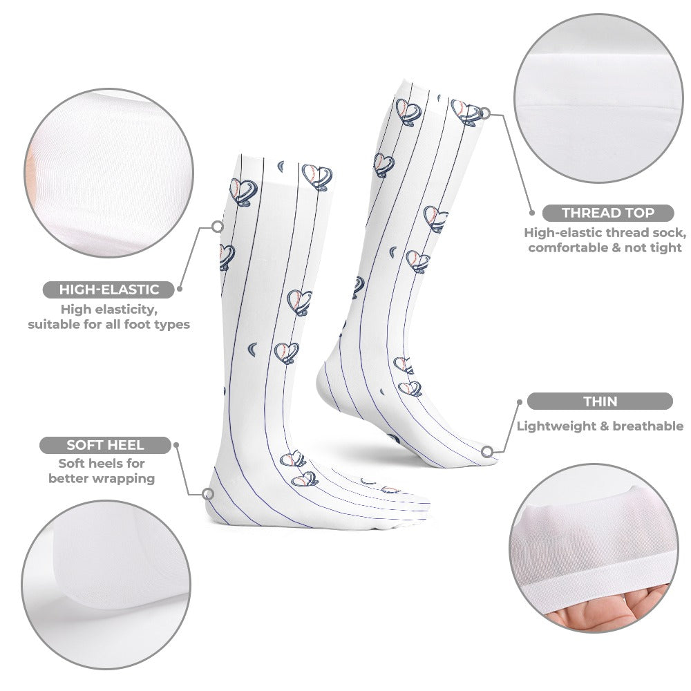 NY Yankees Inspired Compression Socks