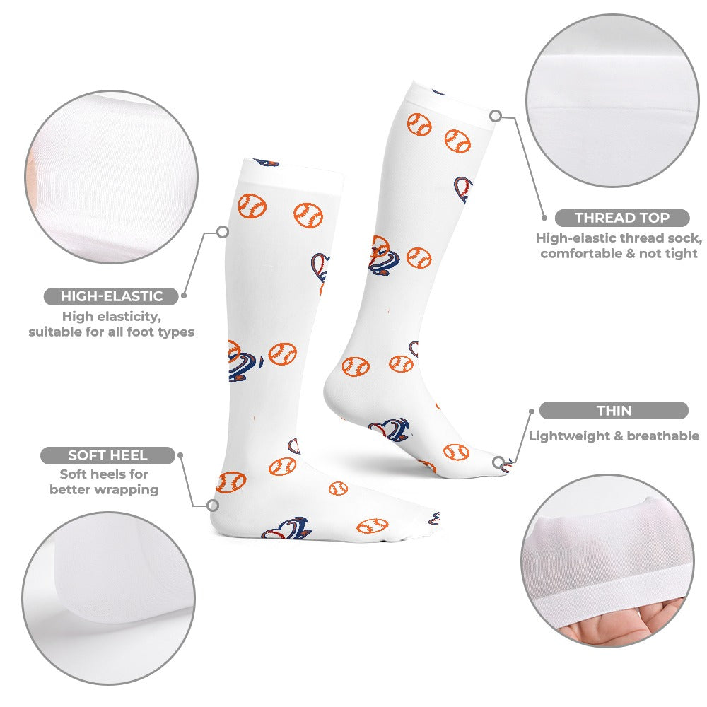 NY Mets Inspired Compression Socks