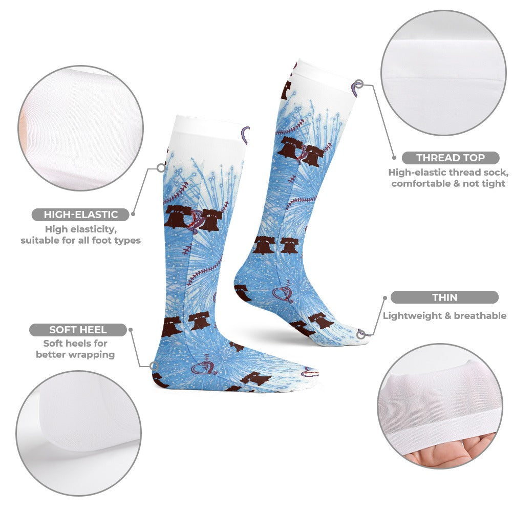 Philadelphia Inspired Compression Socks