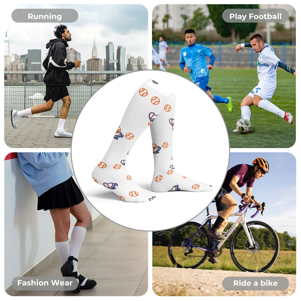 NY Mets Inspired Compression Socks